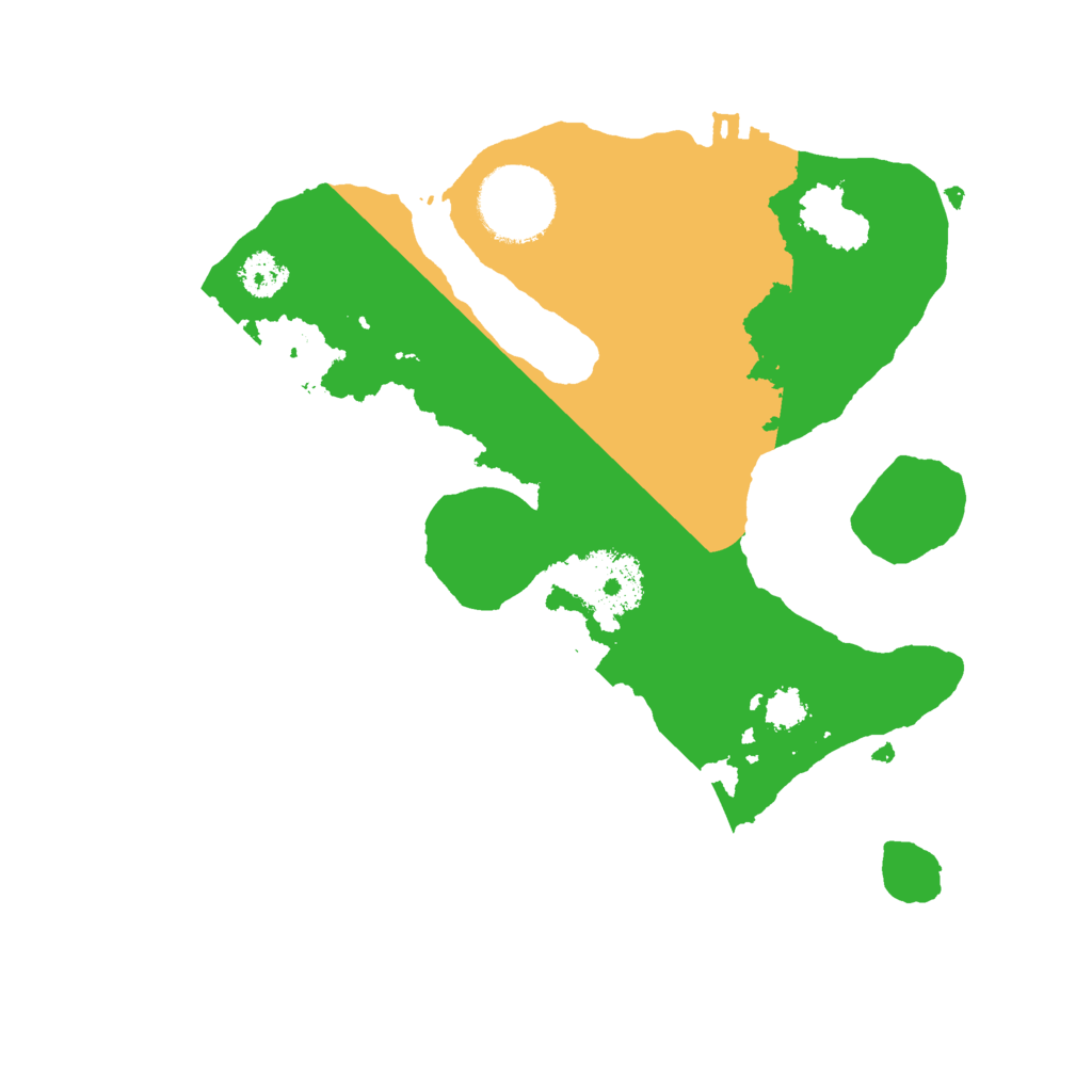 Biome Rust Map: Procedural Map, Size: 2500, Seed: 7070