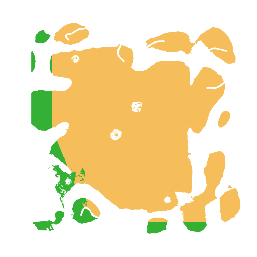 Biome Rust Map: Procedural Map, Size: 3500, Seed: 65446