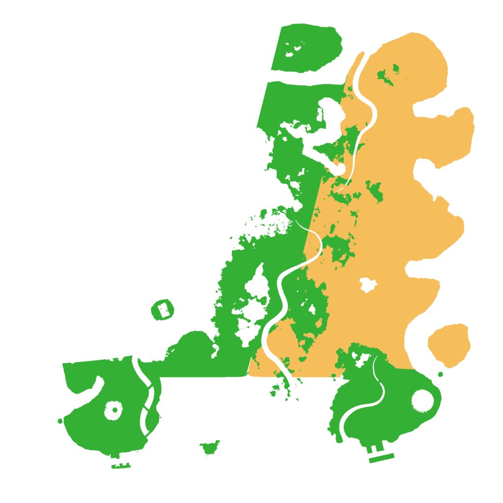 Biome Rust Map: Procedural Map, Size: 4000, Seed: 395209012
