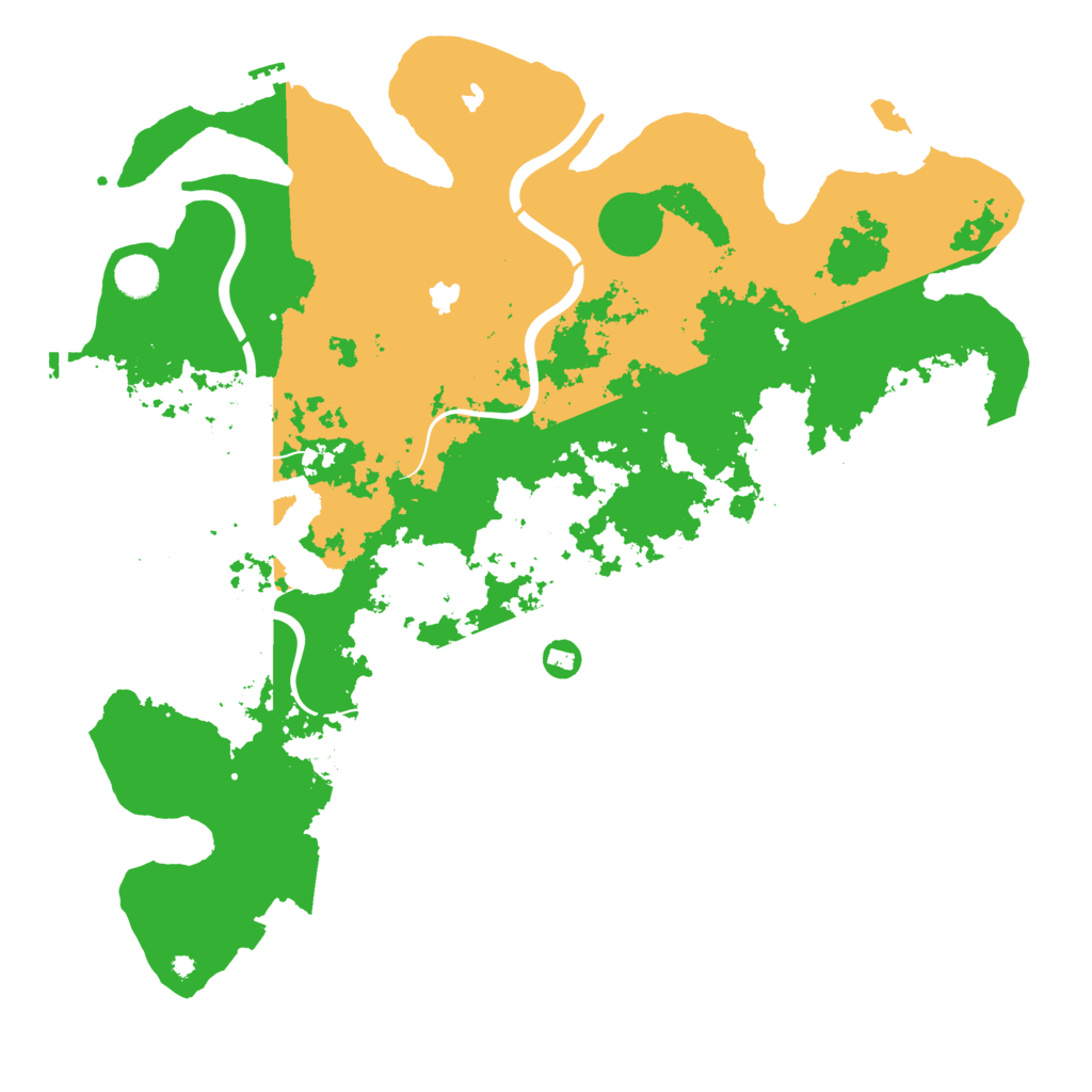 Biome Rust Map: Procedural Map, Size: 4500, Seed: 84443051