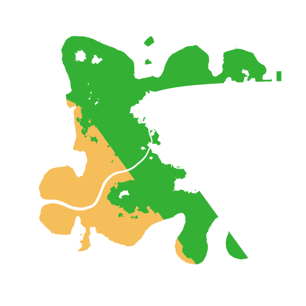 Biome Rust Map: Procedural Map, Size: 2500, Seed: 1375