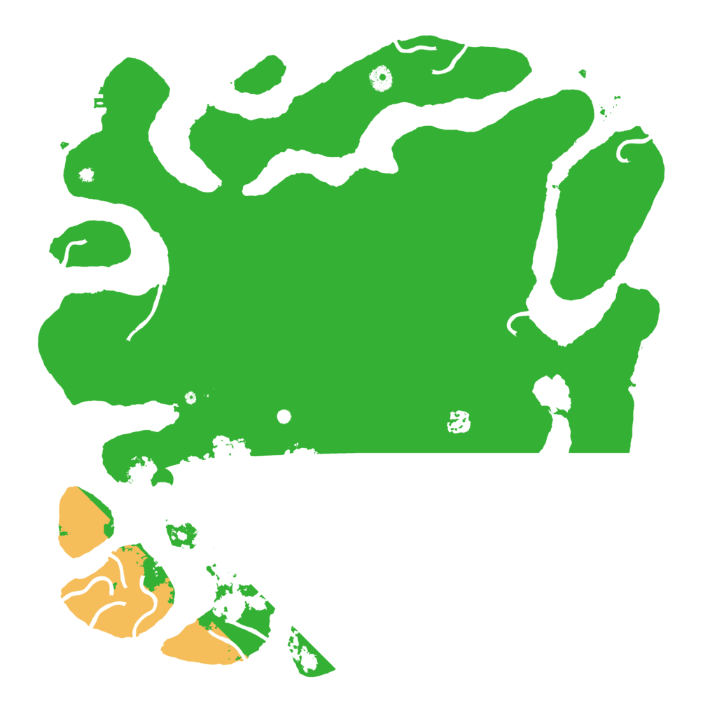 Biome Rust Map: Procedural Map, Size: 4500, Seed: 135156