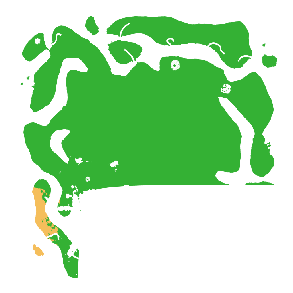 Biome Rust Map: Procedural Map, Size: 4500, Seed: 864635