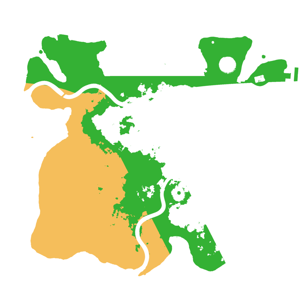 Biome Rust Map: Procedural Map, Size: 3300, Seed: 577414