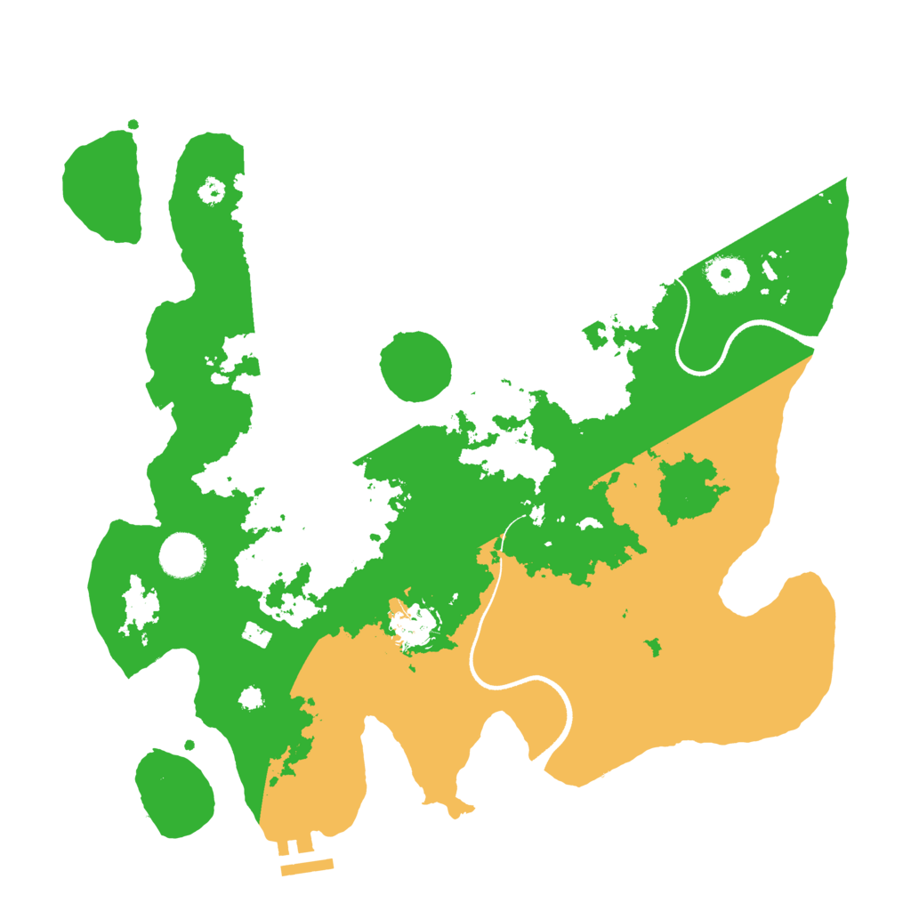 Biome Rust Map: Procedural Map, Size: 3500, Seed: 2118711399