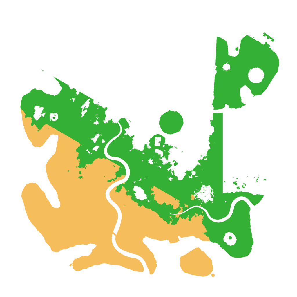 Biome Rust Map: Procedural Map, Size: 3500, Seed: 1243636773
