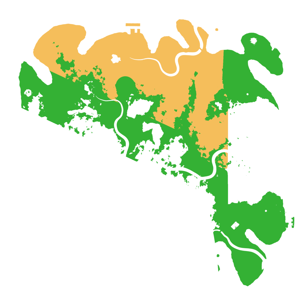 Biome Rust Map: Procedural Map, Size: 4250, Seed: 14381
