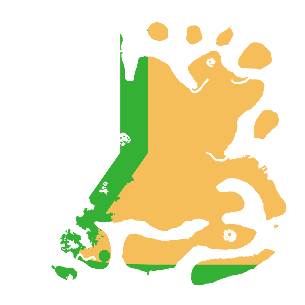 Biome Rust Map: Procedural Map, Size: 3500, Seed: 544443