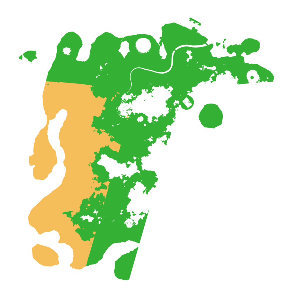 Biome Rust Map: Procedural Map, Size: 3500, Seed: 3452125