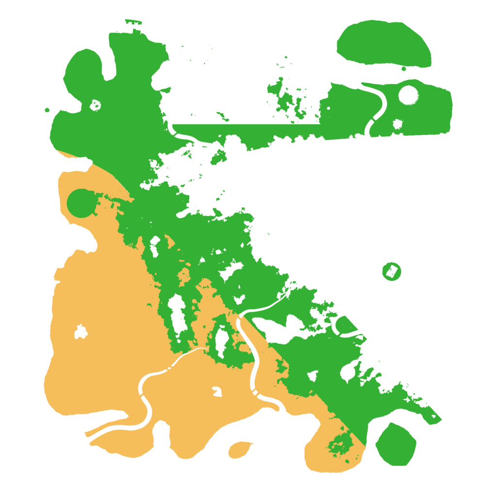 Biome Rust Map: Procedural Map, Size: 4500, Seed: 827344262