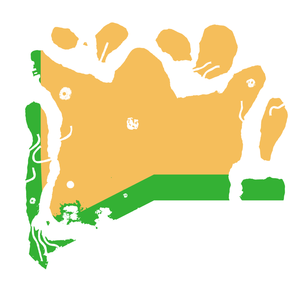 Biome Rust Map: Procedural Map, Size: 3700, Seed: 1950309599