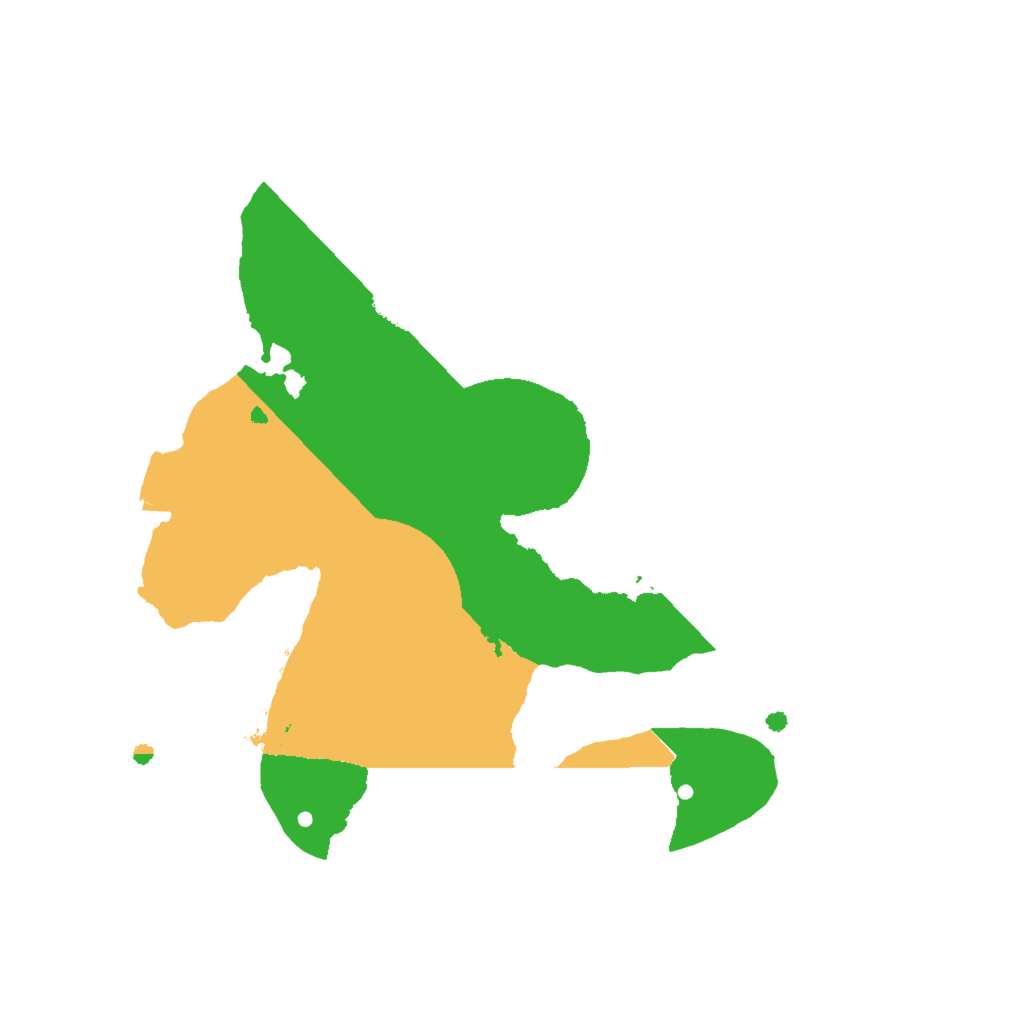 Biome Rust Map: Procedural Map, Size: 2000, Seed: 15616