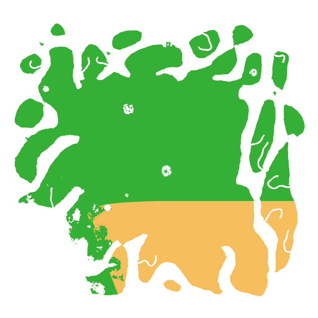 Biome Rust Map: Procedural Map, Size: 4500, Seed: 534253523