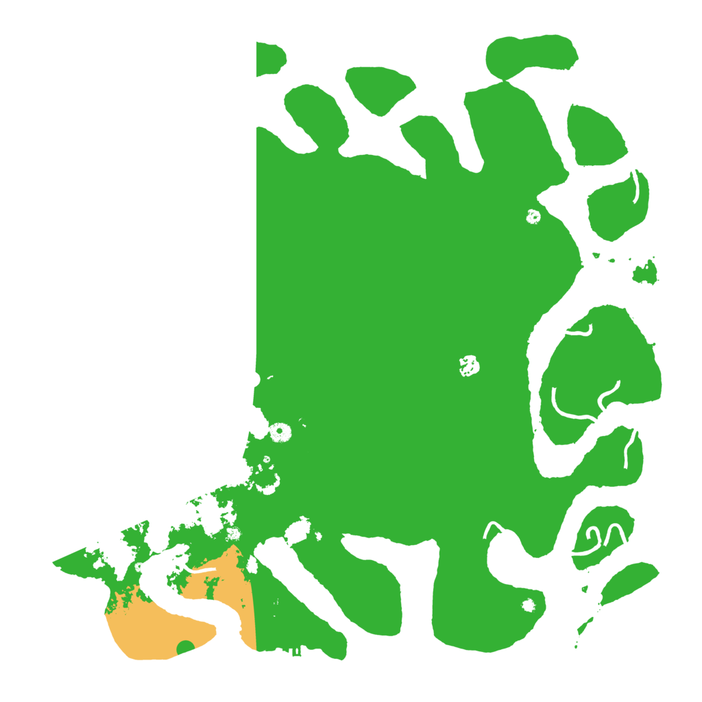 Biome Rust Map: Procedural Map, Size: 5000, Seed: 390123