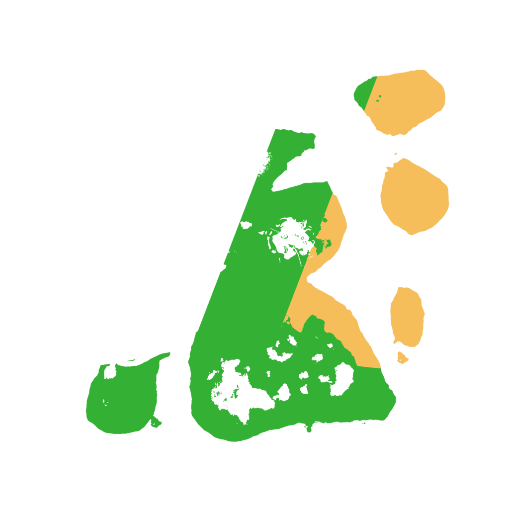 Biome Rust Map: Procedural Map, Size: 2200, Seed: 651058657