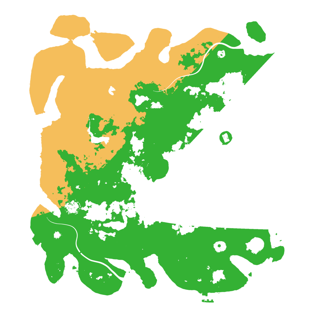 Biome Rust Map: Procedural Map, Size: 4000, Seed: 634555