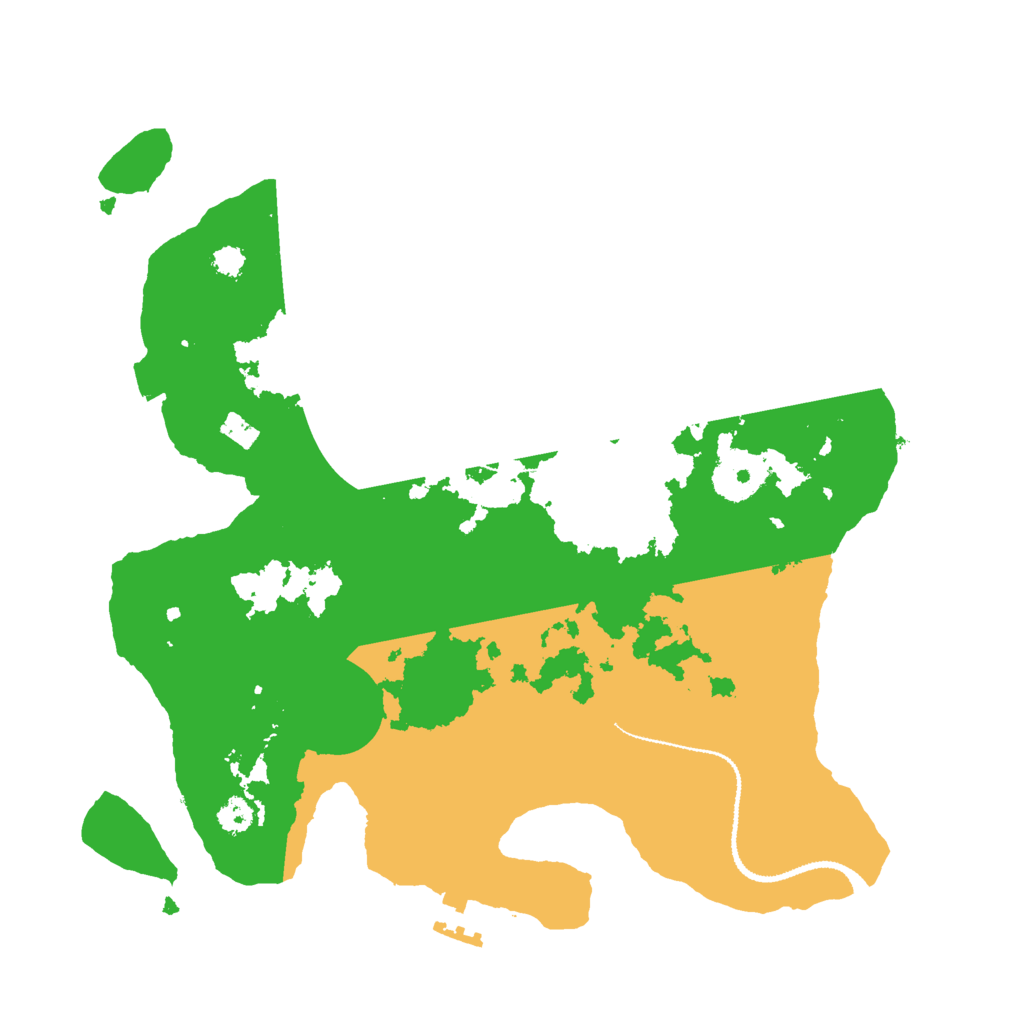 Biome Rust Map: Procedural Map, Size: 3000, Seed: 1607937324