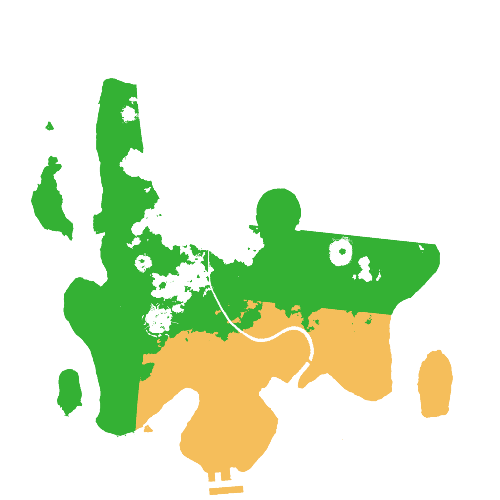 Biome Rust Map: Procedural Map, Size: 3000, Seed: 1561666