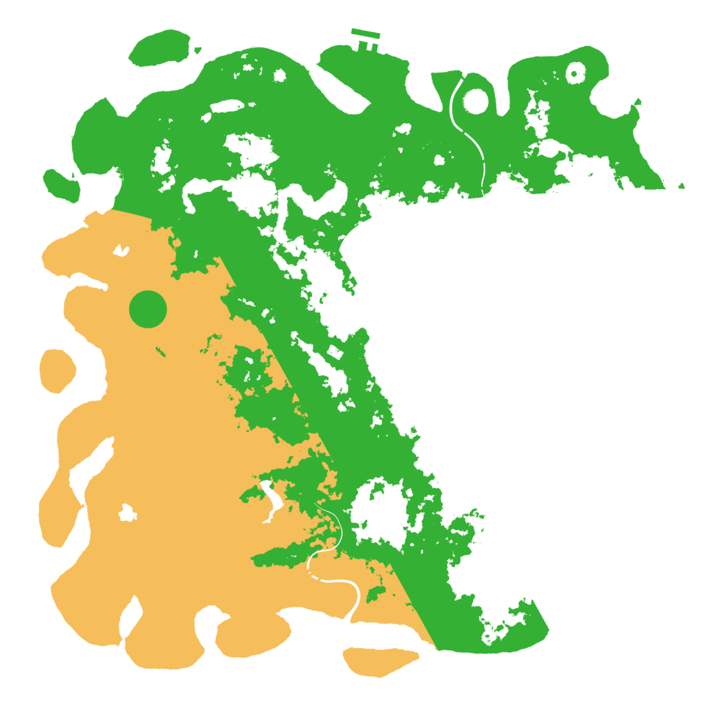 Biome Rust Map: Procedural Map, Size: 5000, Seed: 9696