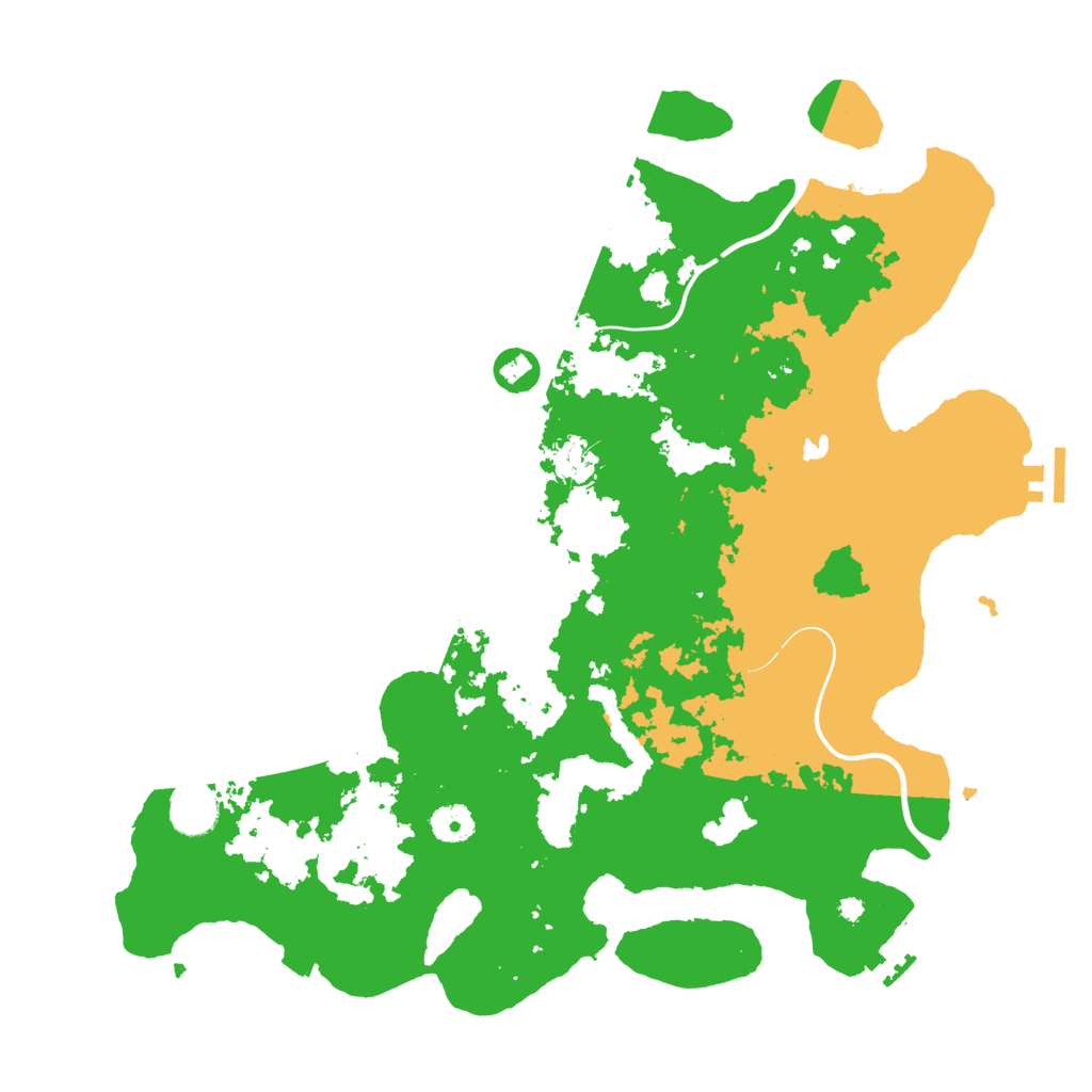 Biome Rust Map: Procedural Map, Size: 4000, Seed: 614574
