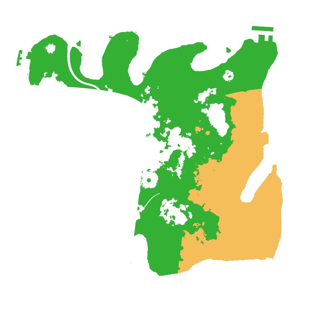 Biome Rust Map: Procedural Map, Size: 3000, Seed: 227291746