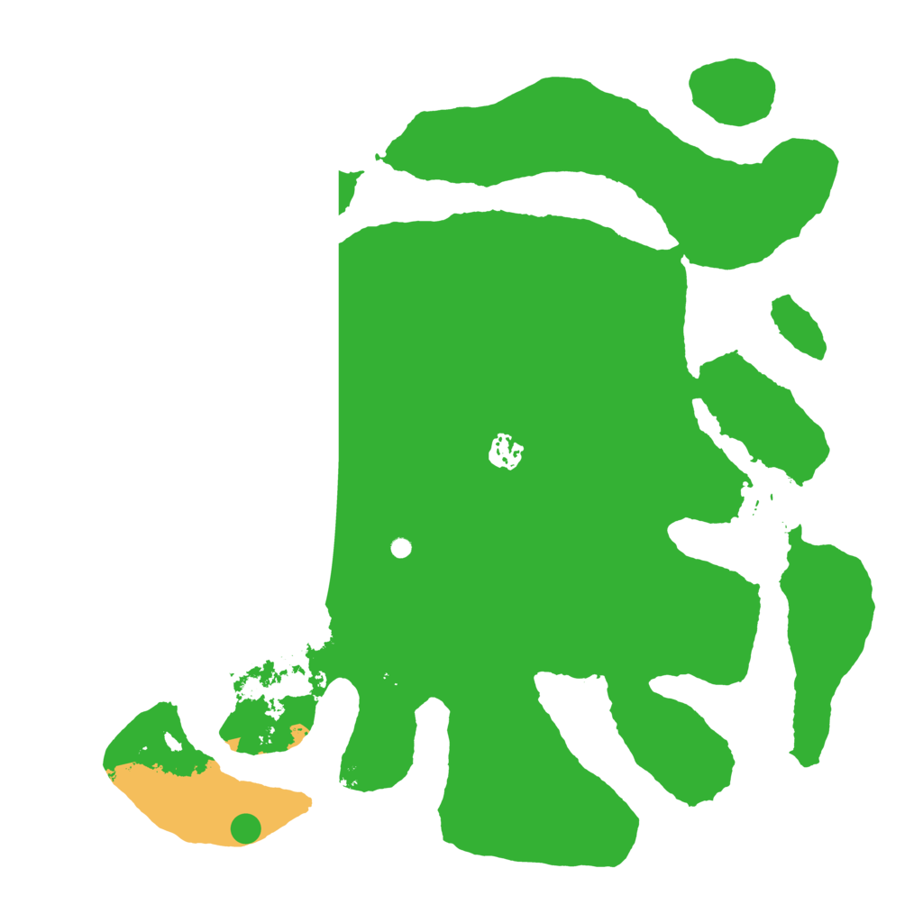 Biome Rust Map: Barren, Size: 4000, Seed: 8752