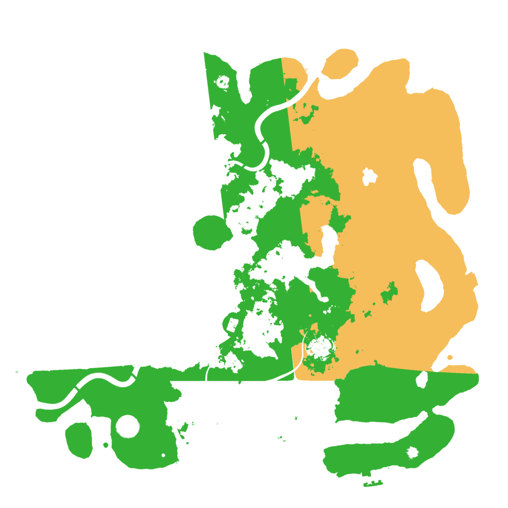 Biome Rust Map: Procedural Map, Size: 4000, Seed: 5747