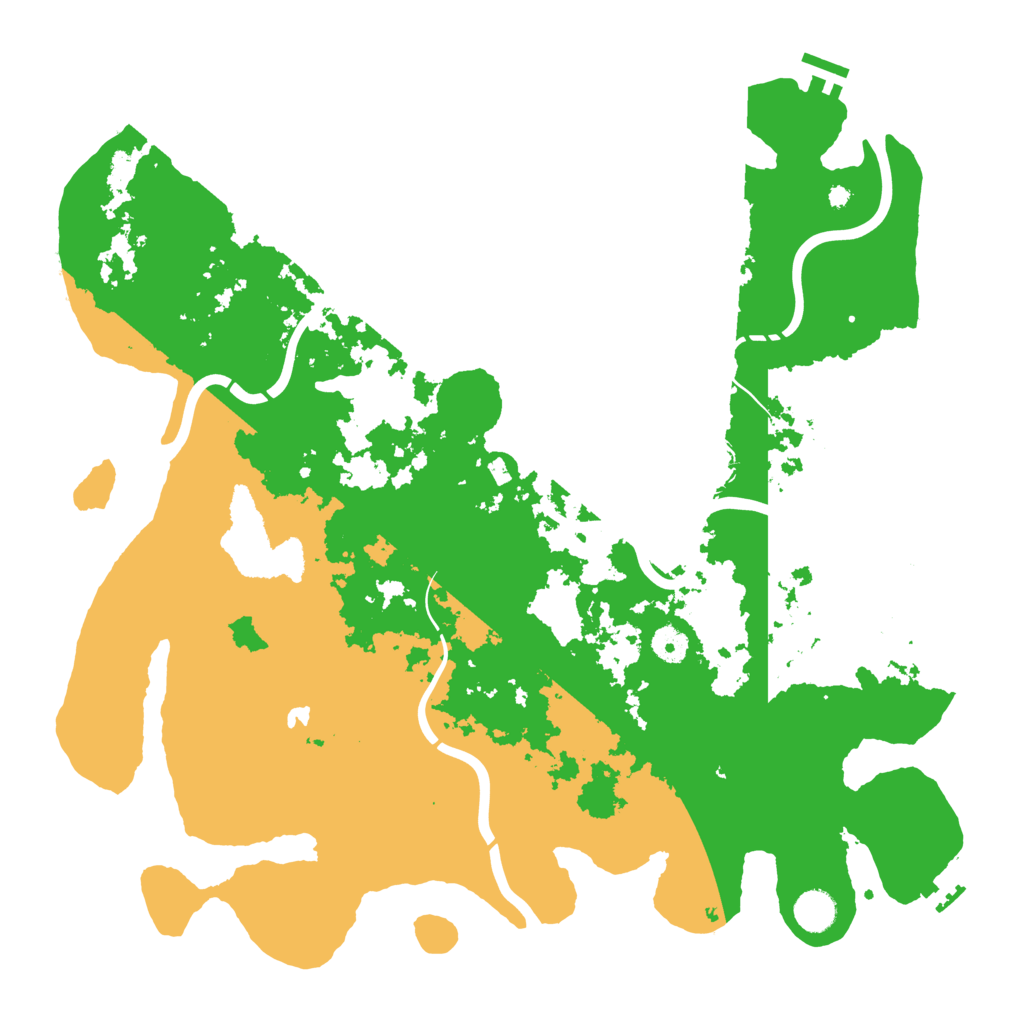 Biome Rust Map: Procedural Map, Size: 4300, Seed: 46177