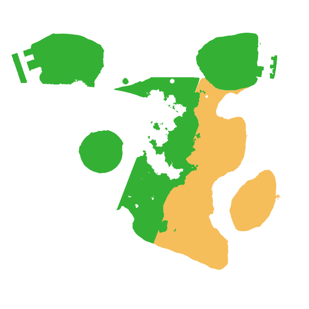 Biome Rust Map: Procedural Map, Size: 2000, Seed: 444444