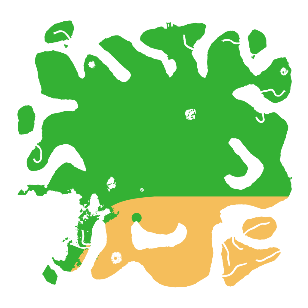 Biome Rust Map: Procedural Map, Size: 4100, Seed: 2138906487