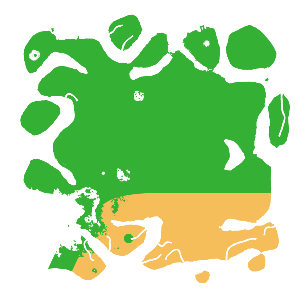 Biome Rust Map: Procedural Map, Size: 4300, Seed: 1096671803