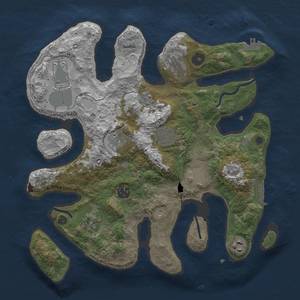 Thumbnail Rust Map: Procedural Map, Size: 3500, Seed: 64245072, 20 Monuments