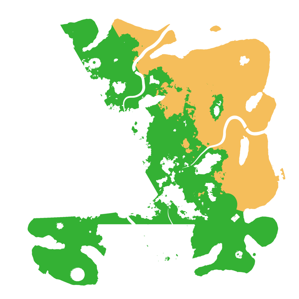 Biome Rust Map: Procedural Map, Size: 4000, Seed: 1892483193