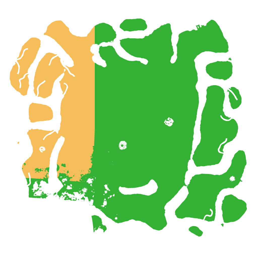 Biome Rust Map: Procedural Map, Size: 4500, Seed: 337711