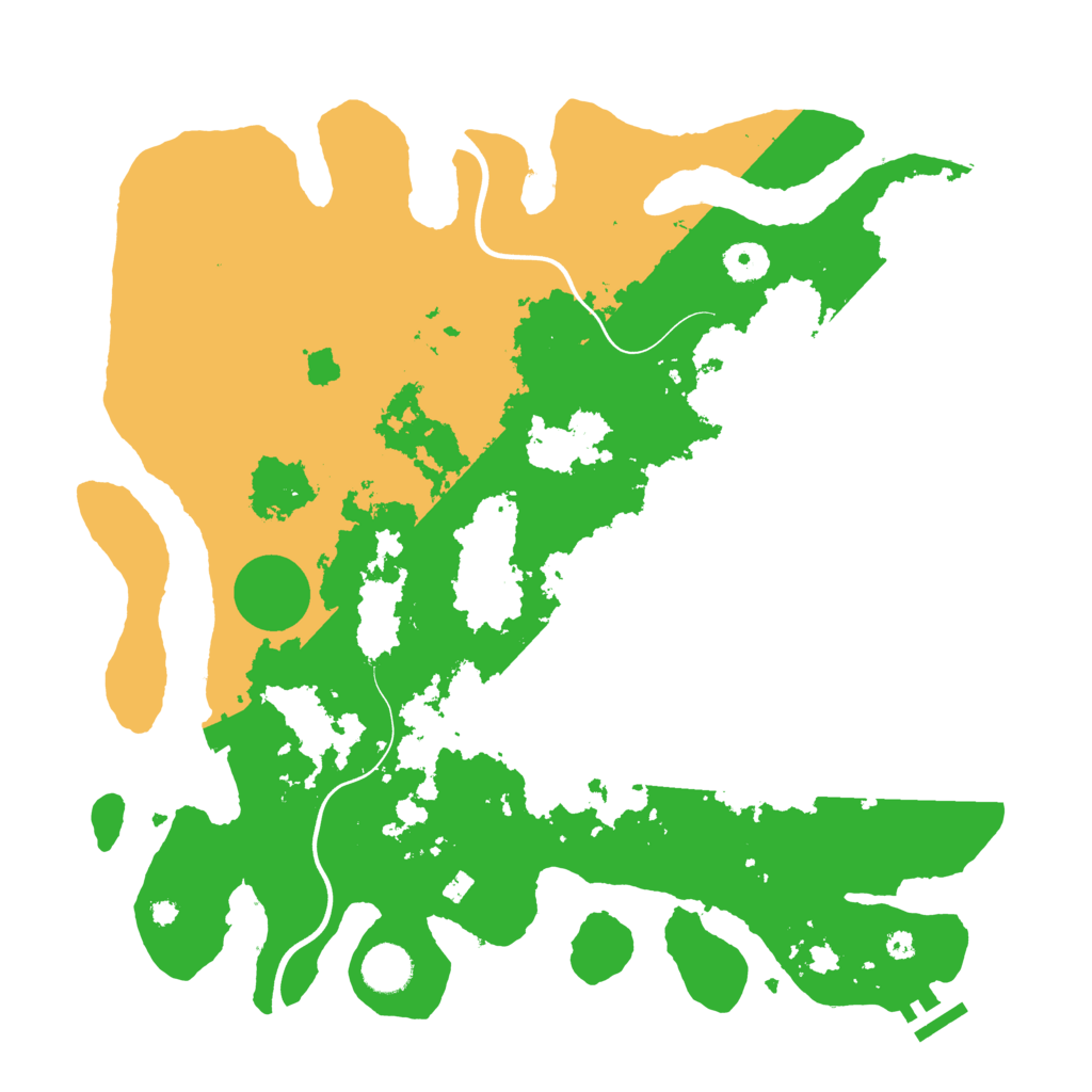 Biome Rust Map: Procedural Map, Size: 3850, Seed: 133506681