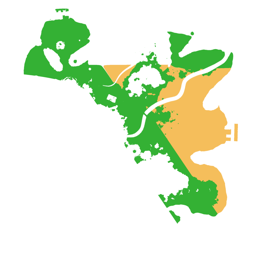 Biome Rust Map: Procedural Map, Size: 3000, Seed: 13826