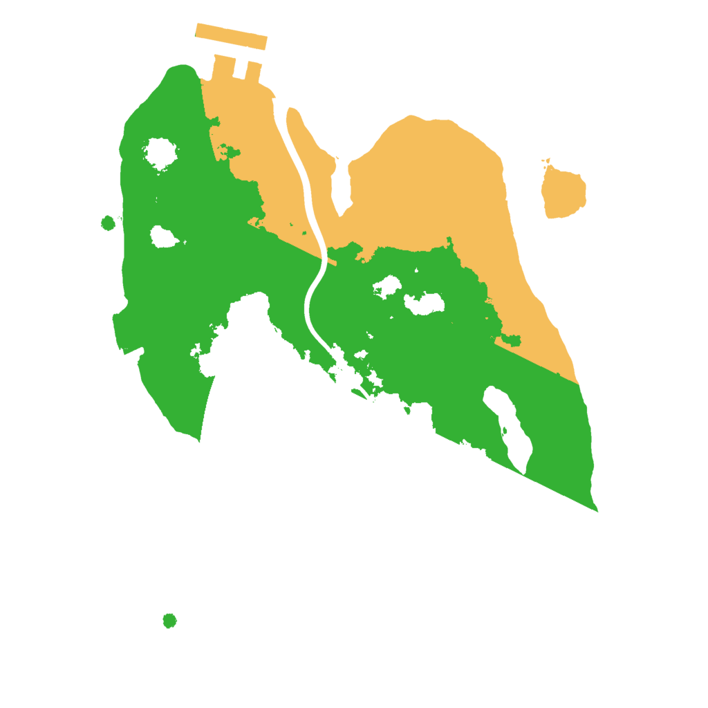 Biome Rust Map: Procedural Map, Size: 2000, Seed: 12093219