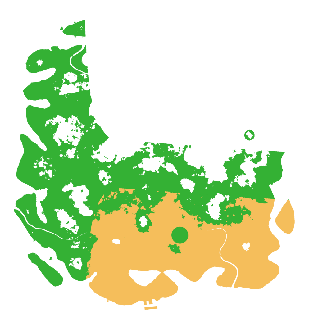 Biome Rust Map: Procedural Map, Size: 5000, Seed: 9485761