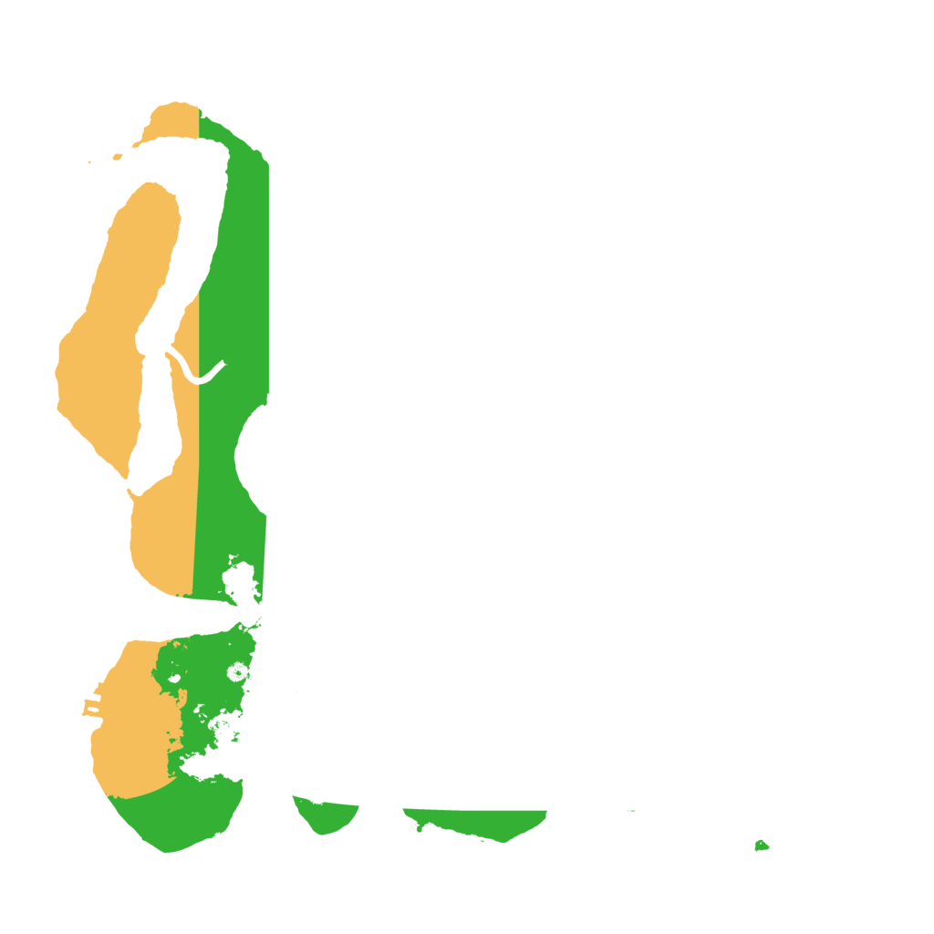Biome Rust Map: Procedural Map, Size: 3500, Seed: 883