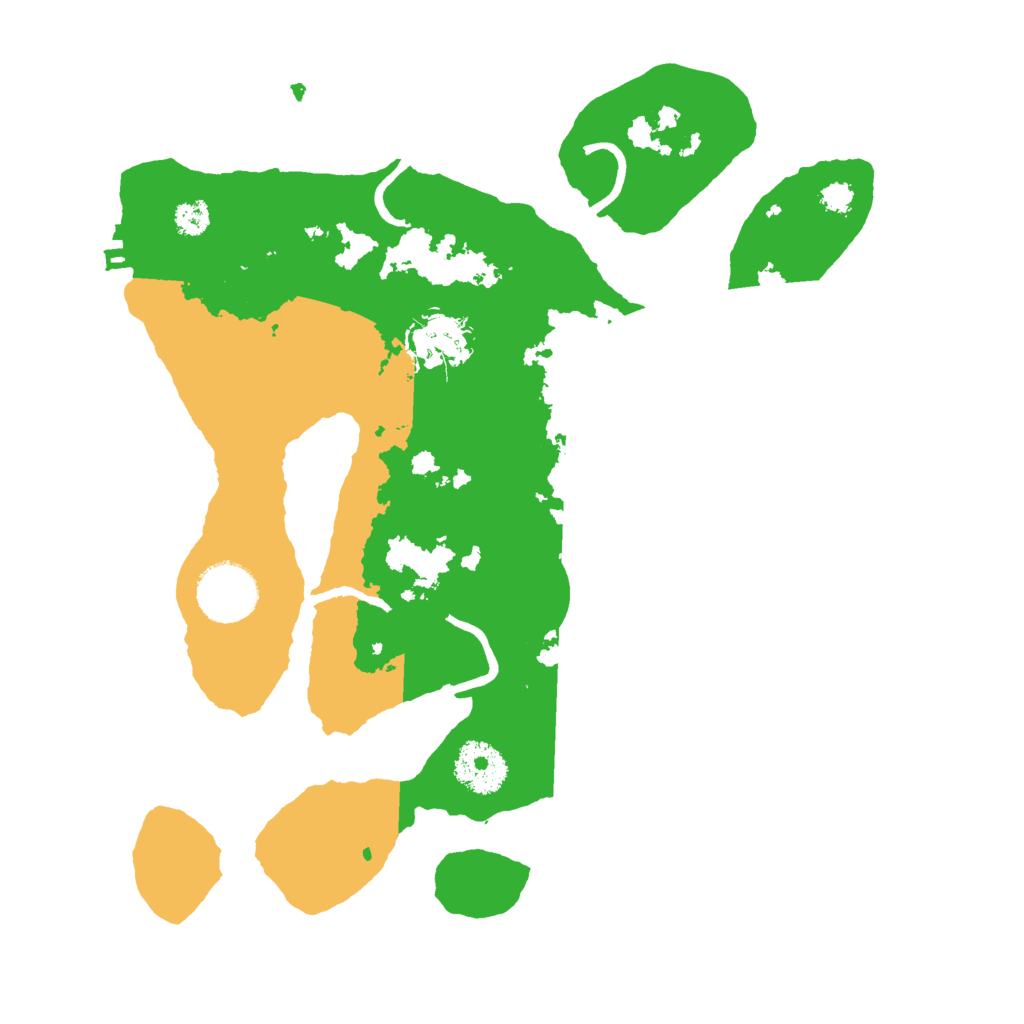 Biome Rust Map: Procedural Map, Size: 3000, Seed: 884855662