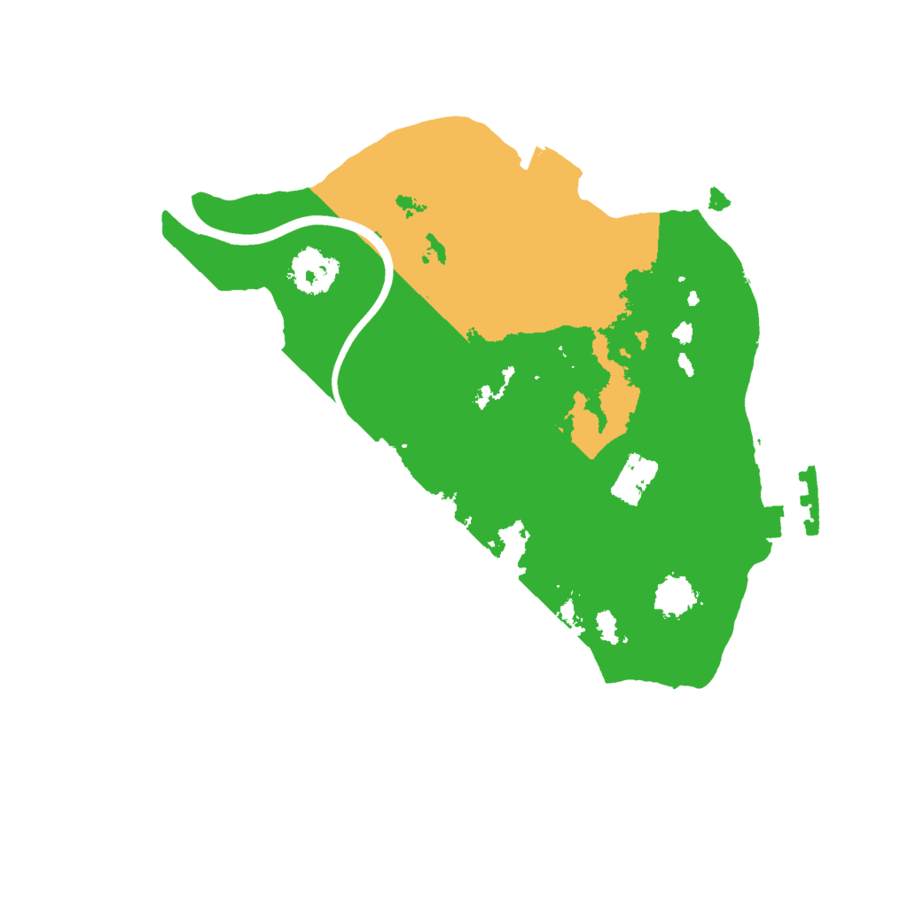 Biome Rust Map: Procedural Map, Size: 2000, Seed: 15285688