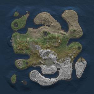 Thumbnail Rust Map: Procedural Map, Size: 3000, Seed: 1507, 17 Monuments