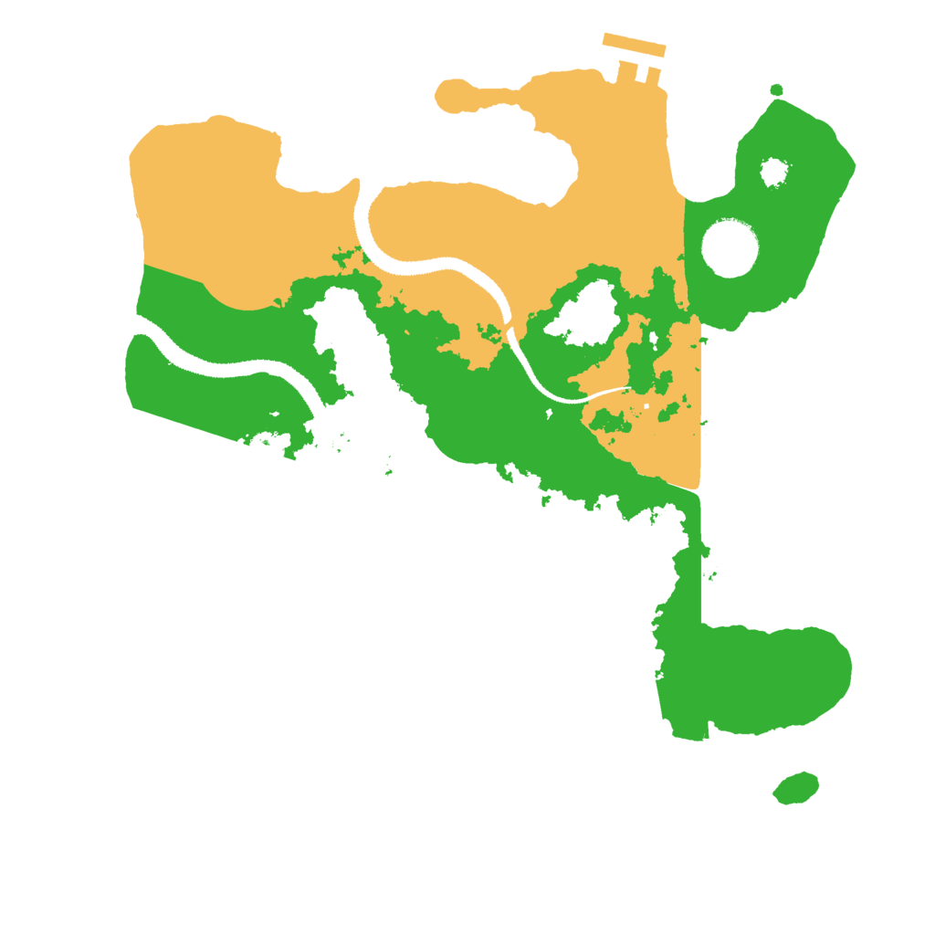 Biome Rust Map: Procedural Map, Size: 3000, Seed: 551339201