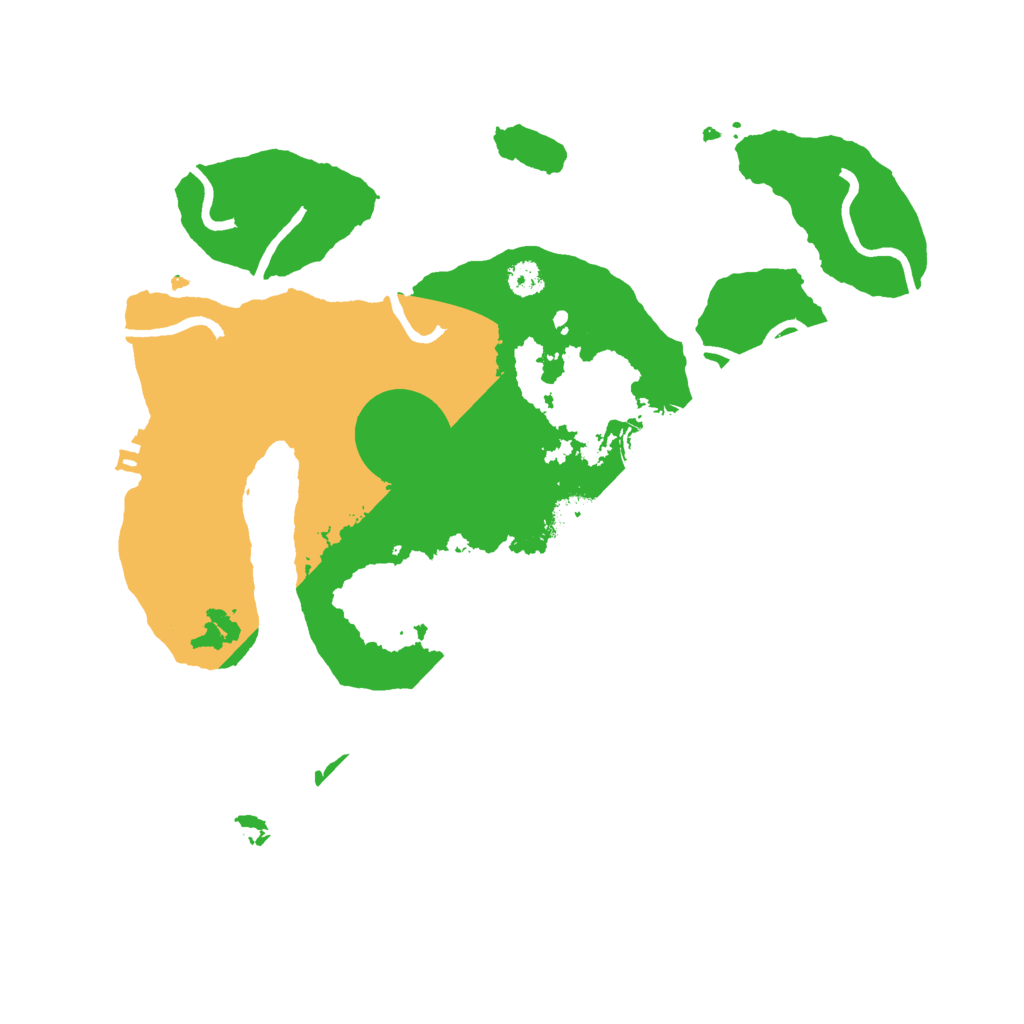 Biome Rust Map: Procedural Map, Size: 3000, Seed: 7264