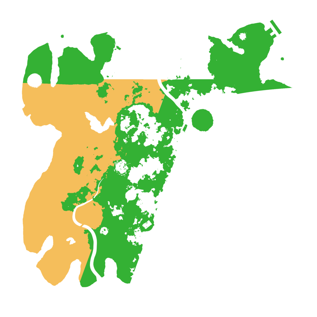 Biome Rust Map: Procedural Map, Size: 4000, Seed: 25484369