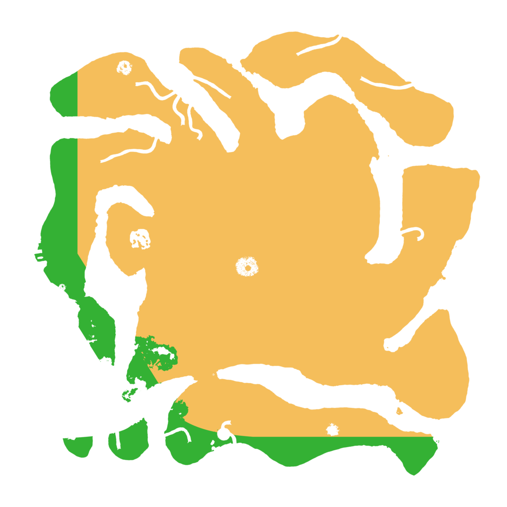 Biome Rust Map: Procedural Map, Size: 3600, Seed: 887879655