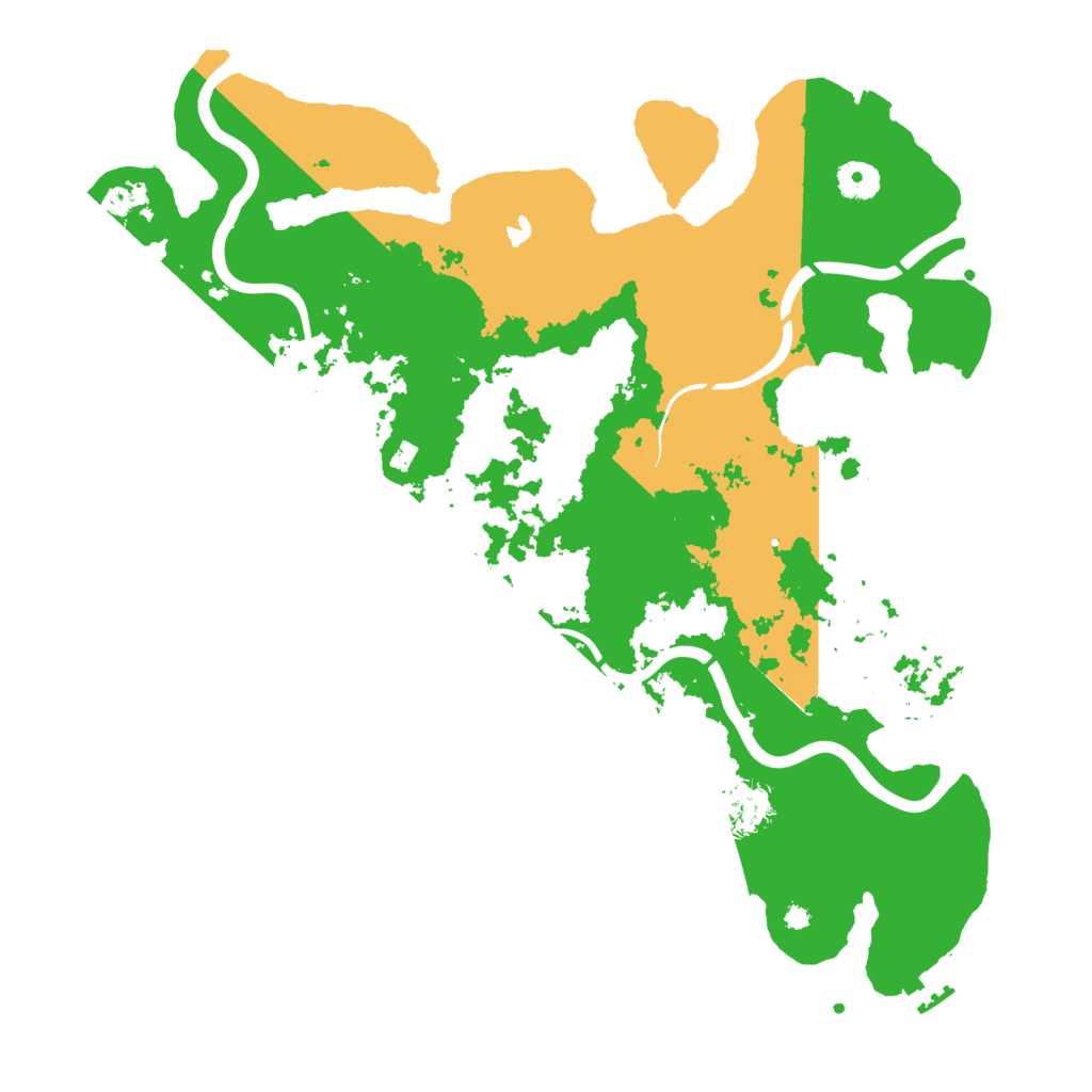 Biome Rust Map: Procedural Map, Size: 4000, Seed: 597620