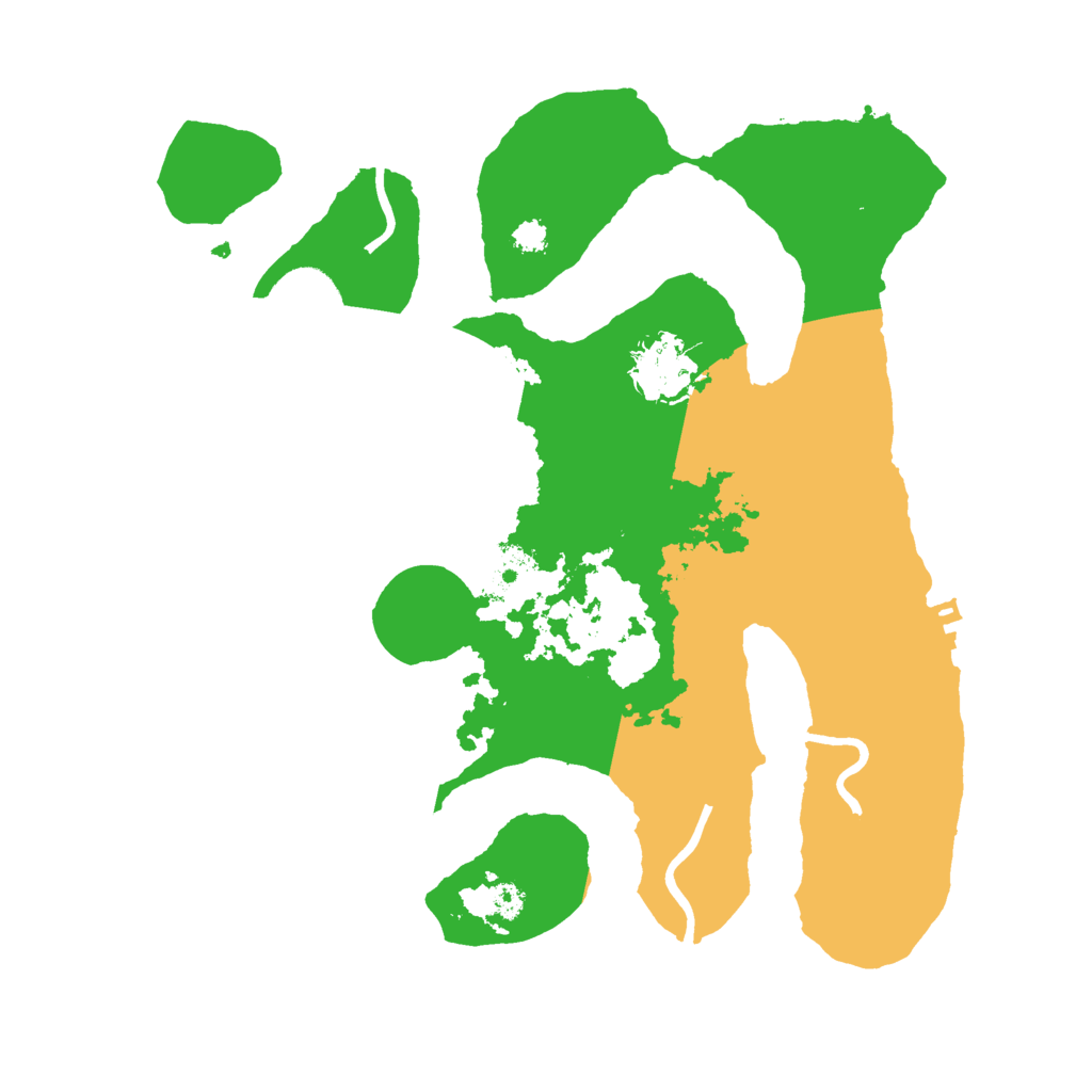 Biome Rust Map: Procedural Map, Size: 3000, Seed: 307047321