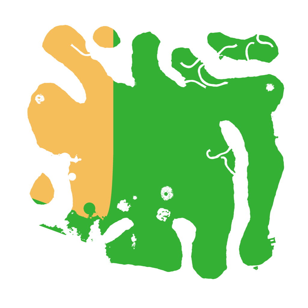 Biome Rust Map: Procedural Map, Size: 3500, Seed: 1152638696