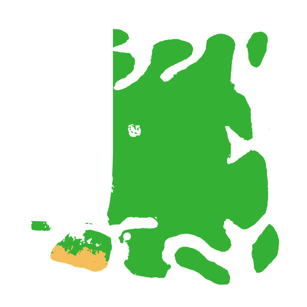 Biome Rust Map: Barren, Size: 3500, Seed: 892